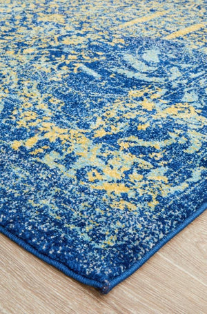 Radiance 411 Royal Blue Rug - Floorsome - Radiance Collection