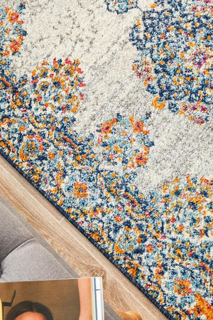 Radiance 555 Bone Runner Rug - Floorsome - Radiance Collection