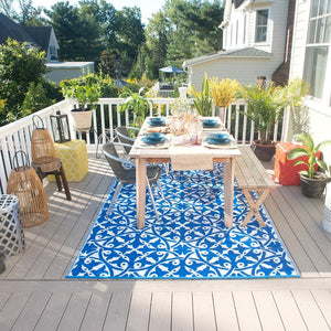 Recycled Plastic Outdoor Rug - San Juan - Floorsome - Outdoor Rugs