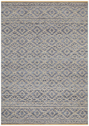 Relic Harvey Blue Natural Rug - Floorsome - MODERN