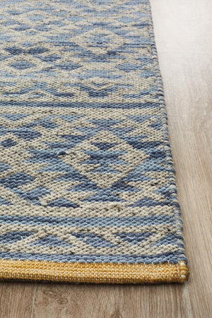 Relic Harvey Blue Natural Rug - Floorsome - MODERN