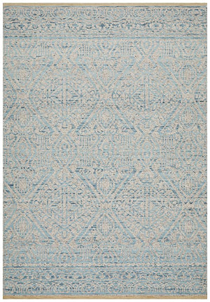 Relic Hunter Blue Grey Rug - Floorsome - MODERN