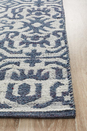 Relic Kian Silver Navy Rug - Floorsome - MODERN