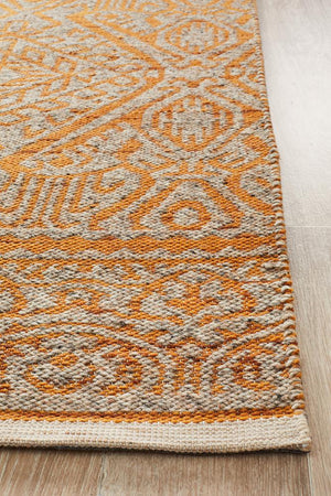 Relic Reuben Rust Natural Rug - Floorsome - MODERN