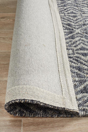 Relic Sammy Graphite Cobolt Rug - Floorsome - MODERN