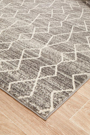 Remy Silver Transitional Rug - Floorsome - Modern