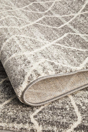 Remy Silver Transitional Rug - Floorsome - Modern