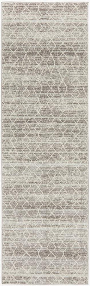 Remy Silver Transitional Runner Rug - Floorsome - Modern