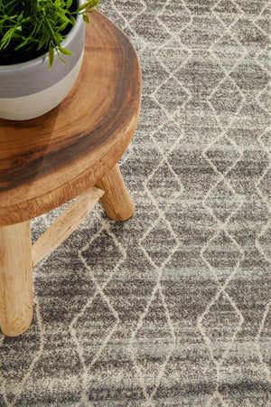 Remy Silver Transitional Runner Rug - Floorsome - Modern