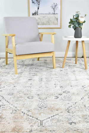 Rosalind 27340A Creamy Beige Rug - Floorsome - INDOOR/OUTDOOR