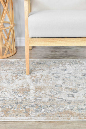 Rosalind 27340A Creamy Beige Runner - Floorsome - RUNNER