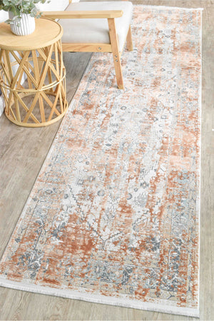 Rosalind 27340A Exotic Terracotta Rug - Floorsome - INDOOR/OUTDOOR