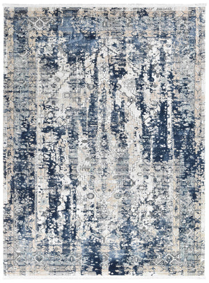 Rosalind 27340A Vintage Denim Rug - Floorsome - INDOOR/OUTDOOR