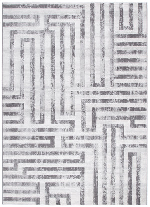 Ruby Maze Grey Rug - Floorsome - Area Rug