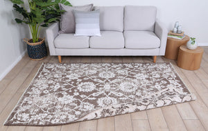 Rustic Vintage Classic, 2 in 1 Reversible Rug Beige - Floorsome - Modern