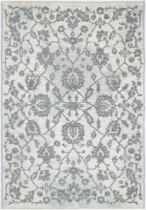 Rustic Vintage Classic 2 in 1 Reversible Rug Grey - Floorsome - Modern