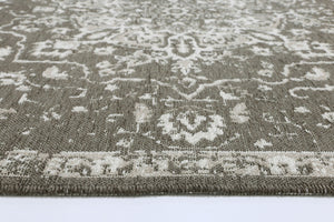 Rustic Vintage Motif, 2 in 1 Reversible Rug Beige - Floorsome - Modern