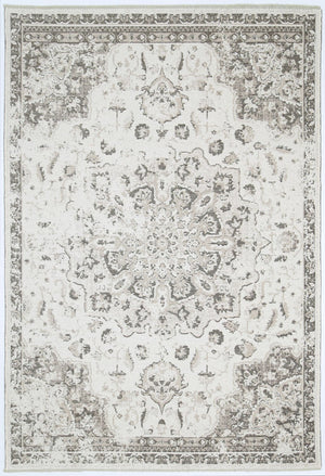 Rustic Vintage Motif, 2 in 1 Reversible Rug Beige - Floorsome - Modern