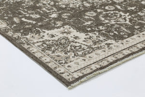 Rustic Vintage Motif, 2 in 1 Reversible Rug Beige - Floorsome - Modern