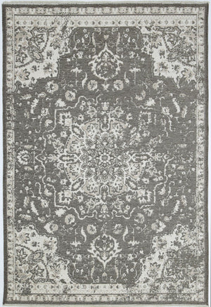 Rustic Vintage Motif, 2 in 1 Reversible Rug Beige - Floorsome - Modern