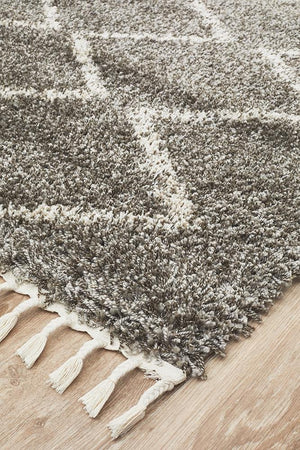 Saffron 11 Grey Rug - Floorsome - MODERN