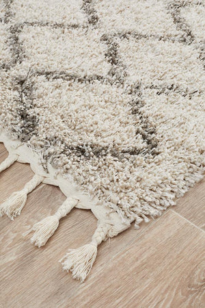 Saffron 11 Natural Runner Rug - Floorsome - MODERN