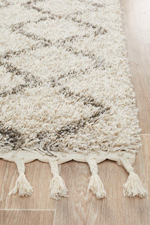 Saffron 11 Natural Runner Rug - Floorsome - MODERN