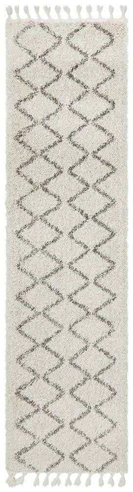 Saffron 11 Natural Runner Rug - Floorsome - MODERN