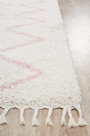 Saffron 11 Pink Rug - Floorsome - MODERN