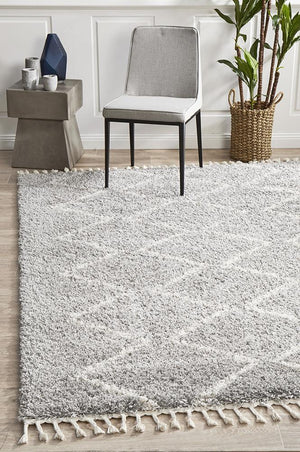 Saffron 11 Silver Rug - Floorsome - MODERN