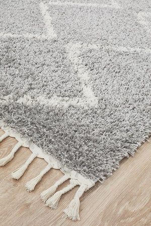 Saffron 11 Silver Rug - Floorsome - MODERN