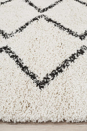 Saffron 11 White Rug - Floorsome - MODERN