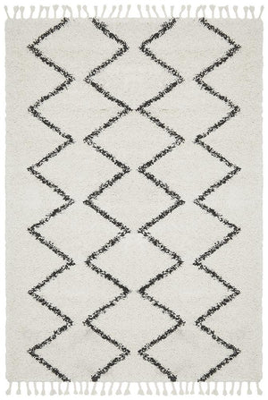 Saffron 11 White Rug - Floorsome - MODERN