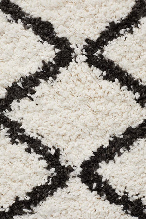 Saffron 11 White Runner Rug - Floorsome - MODERN