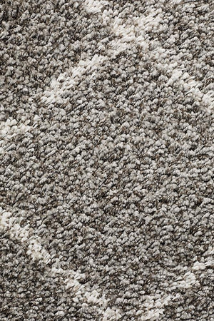 Saffron 22 Grey Runner Rug - Floorsome - MODERN