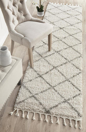 Saffron 22 Natural Runner Rug - Floorsome - MODERN