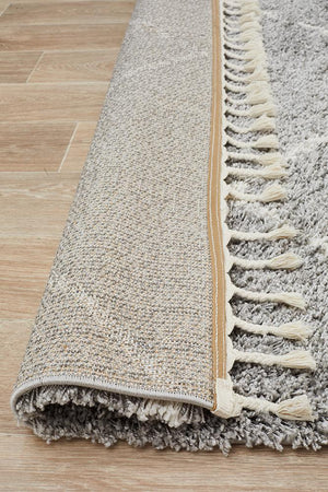 Saffron 22 Silver Rug - Floorsome - MODERN