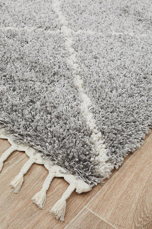 Saffron 22 Silver Rug - Floorsome - MODERN