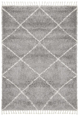 Saffron 22 Silver Rug - Floorsome - MODERN