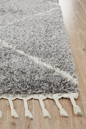 Saffron 22 Silver Rug - Floorsome - MODERN