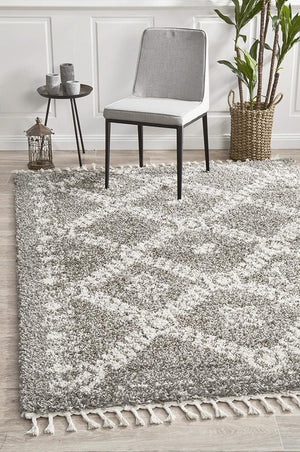 Saffron 33 Grey Rug - Floorsome - MODERN