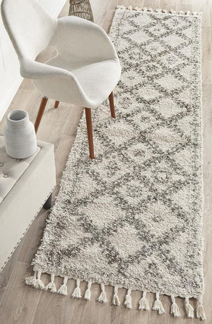 Saffron 33 Natural Runner Rug - Floorsome - MODERN