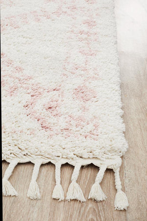 Saffron 33 Pink Rug - Floorsome - MODERN