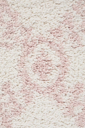 Saffron 33 Pink Rug - Floorsome - MODERN