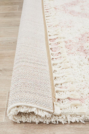 Saffron 33 Pink Rug - Floorsome - MODERN