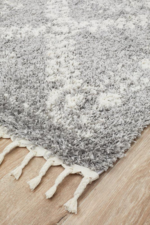 Saffron 33 Silver Rug - Floorsome - MODERN