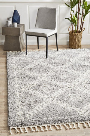 Saffron 33 Silver Rug - Floorsome - MODERN