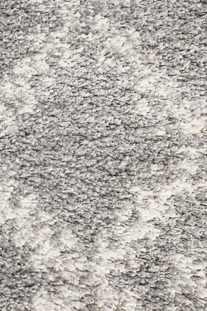 Saffron 33 Silver Runner Rug - Floorsome - MODERN