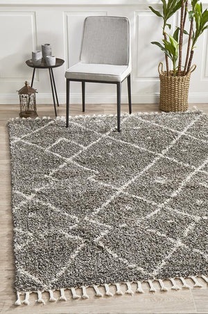 Saffron 44 Grey Rug - Floorsome - MODERN