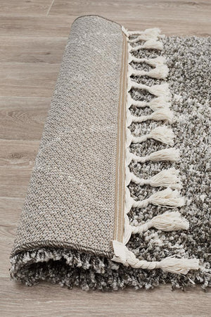 Saffron 44 Grey Runner Rug - Floorsome - MODERN